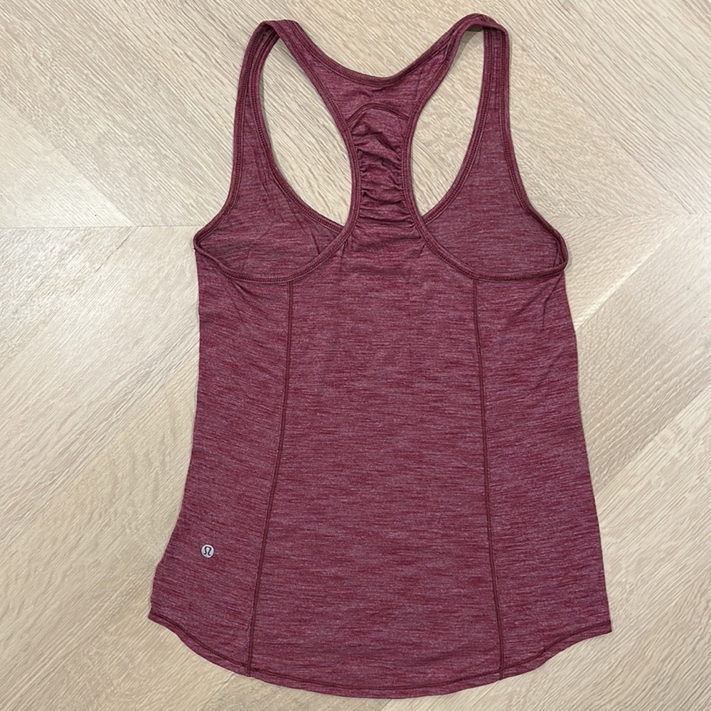 Lululemon Ruched Racerback Tank - Picture 2 of 4